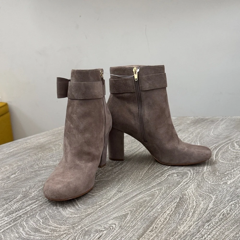 Kate Spade Suede Ankle Boots in Taupe, Women’s Size 10M, Like New